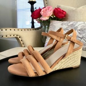 COLE HAAN Jasmine espadrille Wedge Sandal 8.5 60MM